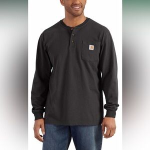 Carhartt Men's Charcoal Long Sleeve Tee
